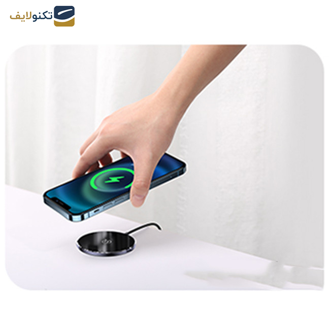 پایه نگهدارنده و شارژر بی سیم گوشی موبایل یوسمز مدل CD164 پایه نگهدارنده و شارژر بی سیم گوشی موبایل یوسمز مدل CD164