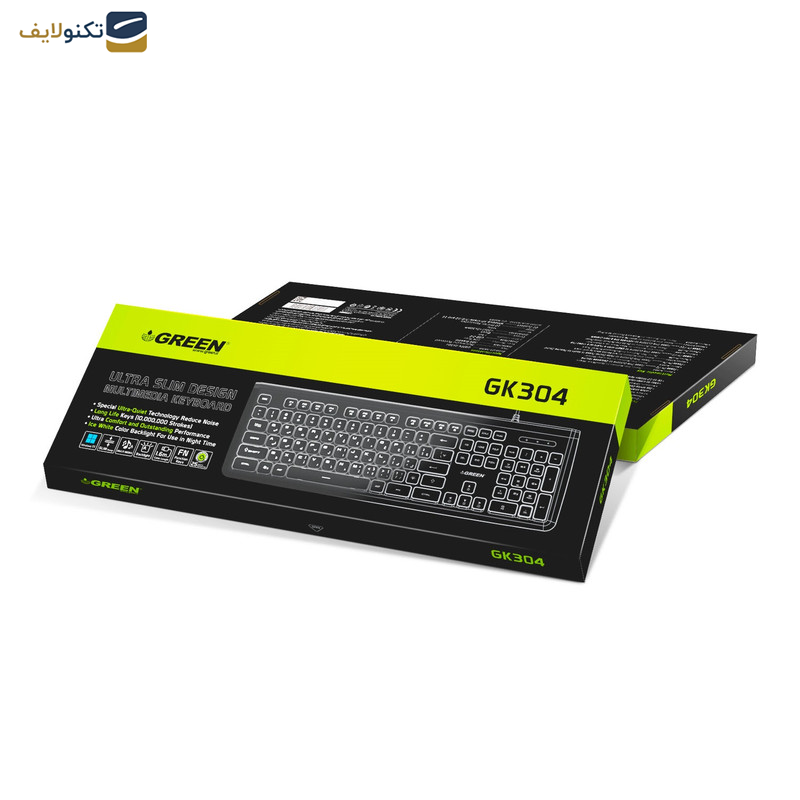 کیبورد گرین مدل GK304 کیبورد گرین مدل GK304