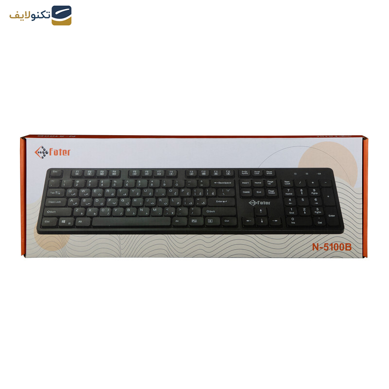 کیبورد فاطر مدل KWN-5100B کیبورد فاطر مدل KWN-5100B