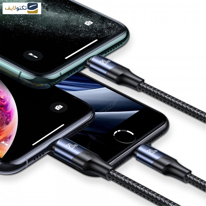 کابل تبدیل USB-C به لایتنینگ یوسمز مدل U71 sj523 طول 3 متر کابل تبدیل USB-C به لایتنینگ یوسمز مدل U71 sj523 طول 3 متر