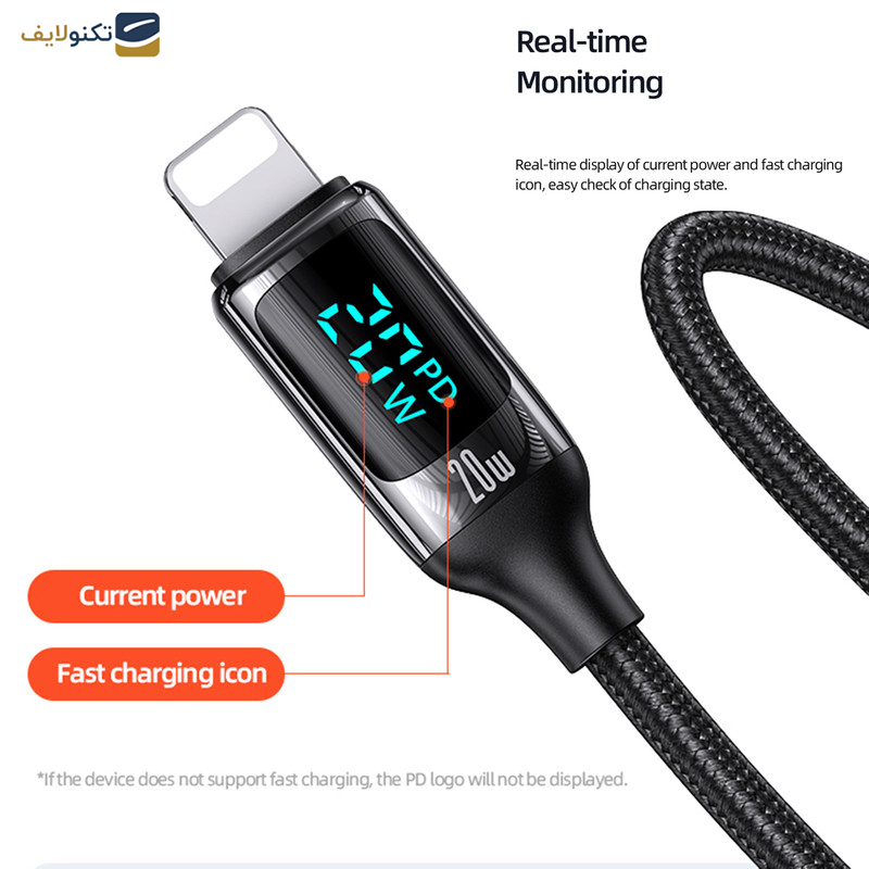 کابل تبدیل USB-C به لایتنینگ یوسمز مدل US-SJ545 طول 1.2 متر کابل تبدیل USB-C به لایتنینگ یوسمز مدل US-SJ545 طول 1.2 متر