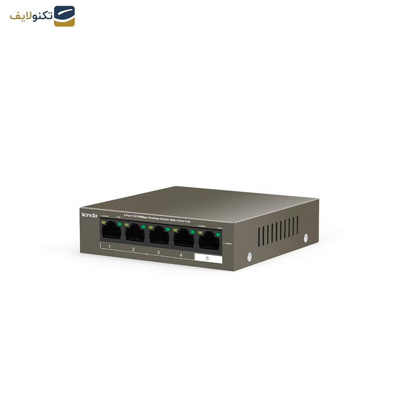سوییچ 5 پورت تندا مدل TEF1105P-4-38W سوییچ 5 پورت تندا مدل TEF1105P-4-38W