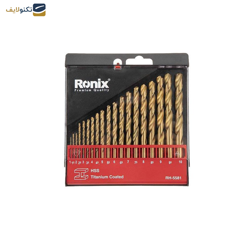مجموعه 19عددی مته رونیکس مدل RX-5581 مجموعه 19عددی مته رونیکس مدل RX-5581