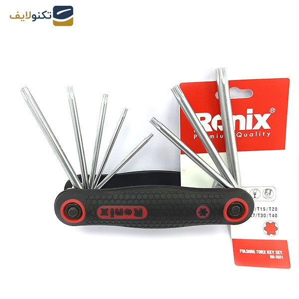 مجموعه 8 عددی آچار آلن ستاره ای رونیکس مدل RON-2021 مجموعه 8 عددی آچار آلن ستاره ای رونیکس مدل RON-2021