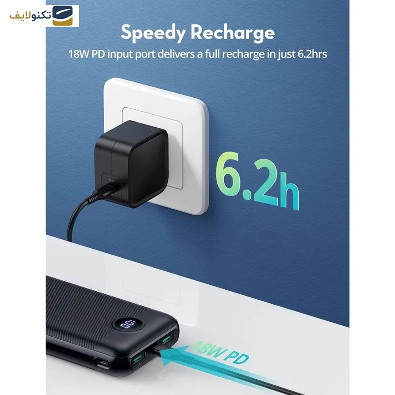پاوربانک راوپاور مدل RP-PB1205 ظرفیت 20000 میلی آمپر ساعت پاوربانک راوپاور مدل RP-PB1205 ظرفیت 20000 میلی آمپر ساعت