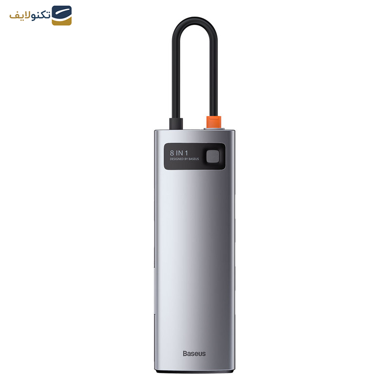 هاب 8 پورت USB-C باسئوس مدل CAHUB-CV0G هاب 8 پورت USB-C باسئوس مدل CAHUB-CV0G