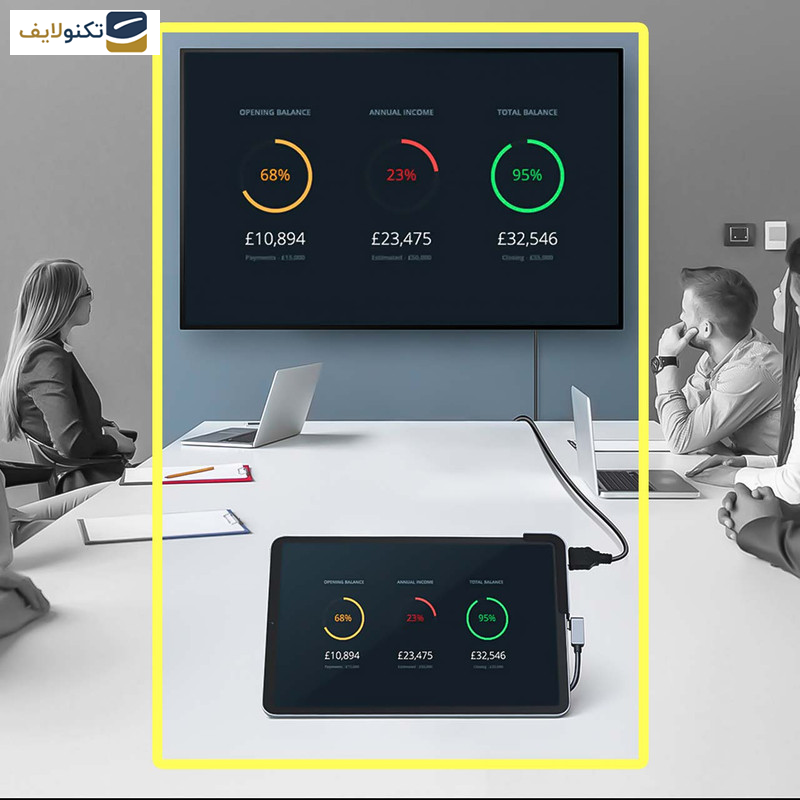 هاب 6 پورت USB-C باسئوس مدل CAHUB-WJ0G هاب 6 پورت USB-C باسئوس مدل CAHUB-WJ0G