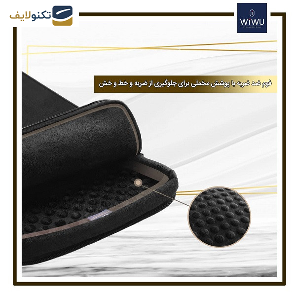 کیف لپ تاپ ویوو مدل Alpha double layer sleeve مناسب برای لپ تاپ 13 اینچی کیف لپ تاپ ویوو مدل Alpha double layer sleeve مناسب برای لپ تاپ 13 اینچی