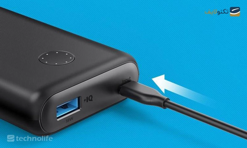 پاوربانک انکر مدل A1230 PowerCore II با ظرفیت 10000 میلی آمپر ساعت