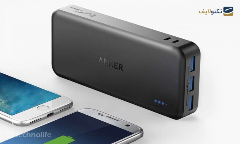 پاوربانک انکر مدل A1273 PowerCore Elite با ظرفیت 20000 میلی آمپر ساعت