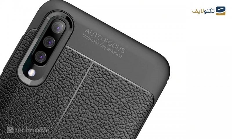 قاب ژله ای طرح چرم مدل Auto Focus مناسب برای گوشی سامسونگ Galaxy A70 