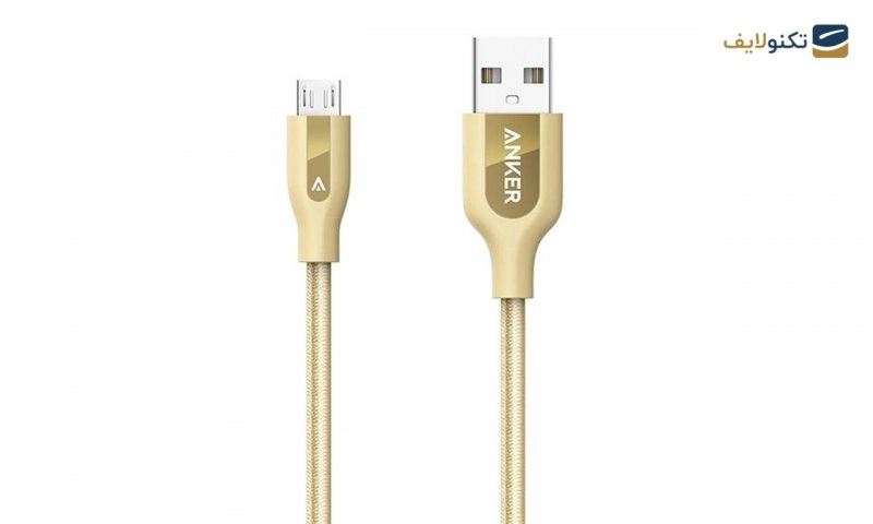 کابل تبدیل USB به MicroUSB انکر مدل A8142 PowerLine Plus به طول 0.9 متر