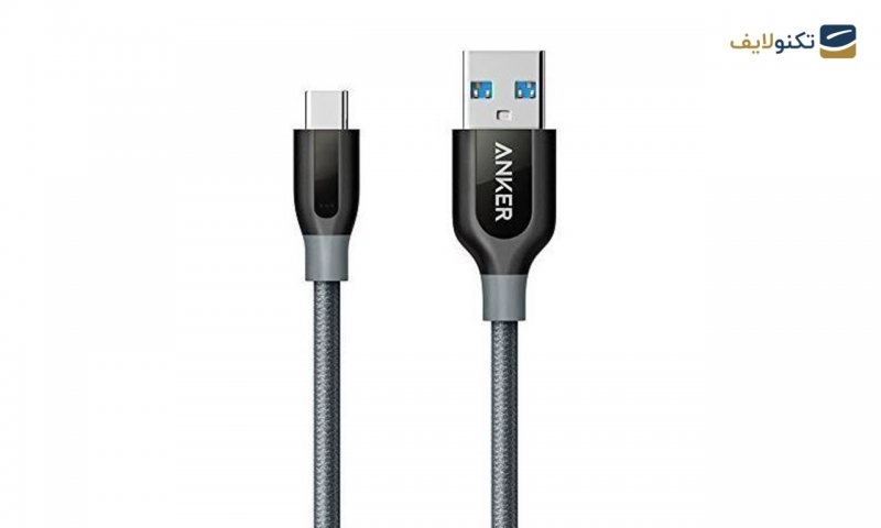 کابل تبدیل USB-C به USB 3.0 انکر مدل A8168 PowerLine Plus طول 0.9 متر کابل تبدیل USB-C به USB 3.0 انکر مدل A8168 PowerLine Plus طول 0.9 متر