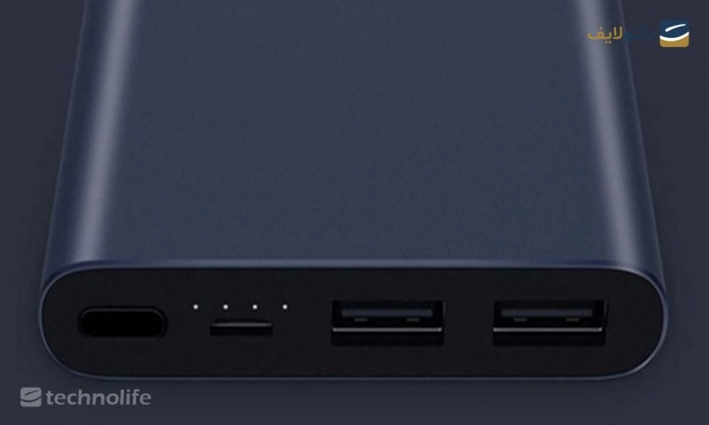پاوربانک شیائومی دو پورت مدل Mi Power Bank 2 با ظرفیت 10000 میلی آمپر ساعت