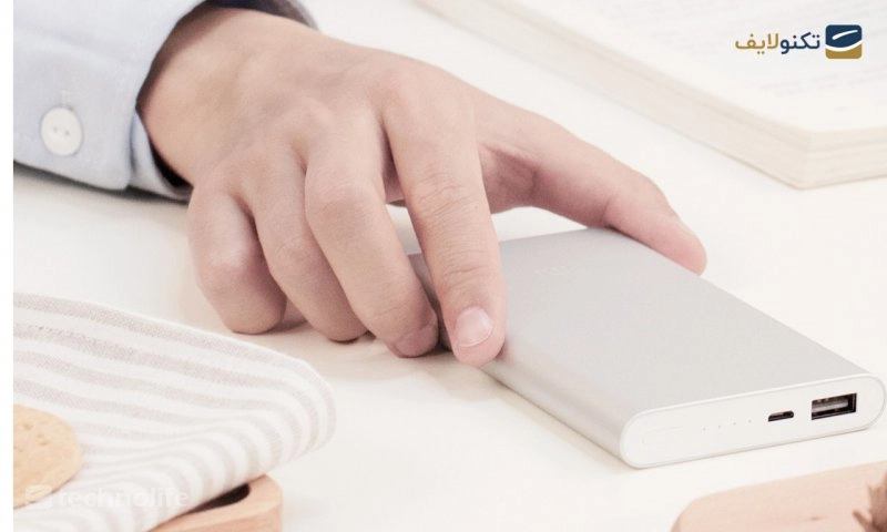 پاوربانک شیائومی مدل Mi Power Bank 2 با ظرفیت 10000 میلی آمپر ساعت