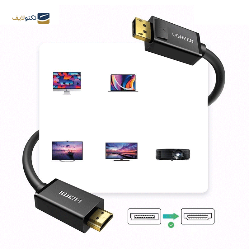 gallery-کابل تبدیل Display Port به HDMI یوگرین مدل DP101 10238 طول 1 متر-gallery-2-TLP-40593_ce634d8e-050d-4341-80c5-8671166eec42.png gallery-کابل تبدیل Display Port به HDMI یوگرین مدل DP101 10238 طول 1 متر-gallery-2-TLP-40593_ce634d8e-050d-4341-80c5-8671166eec42.png