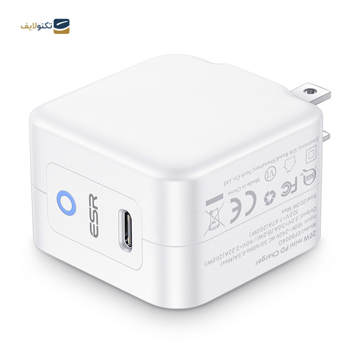 gallery- شارژر دیواری ای اِس آر مدل 1PD 20W استاندارد US-gallery-2-TLP-4288_c3898cd8-f0ed-4511-99d0-507e3acddb34.png