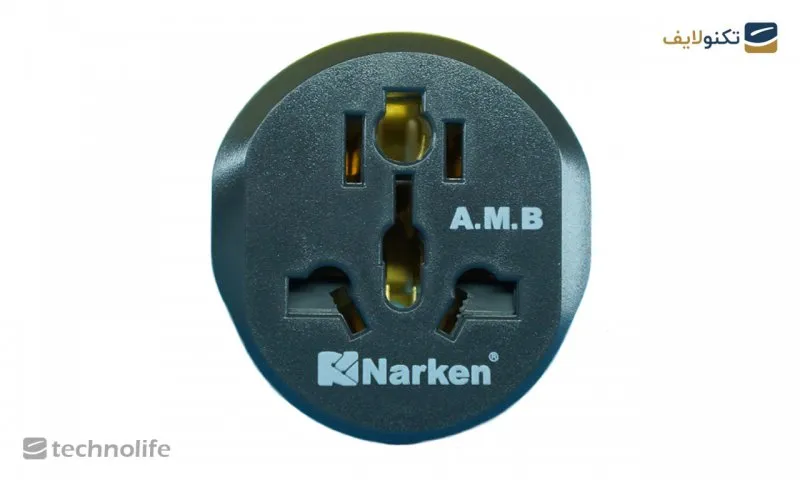 مبدل برق 3 به 2 نارکن مدل NK-605K2 مبدل برق 3 به 2 نارکن مدل NK-605K2