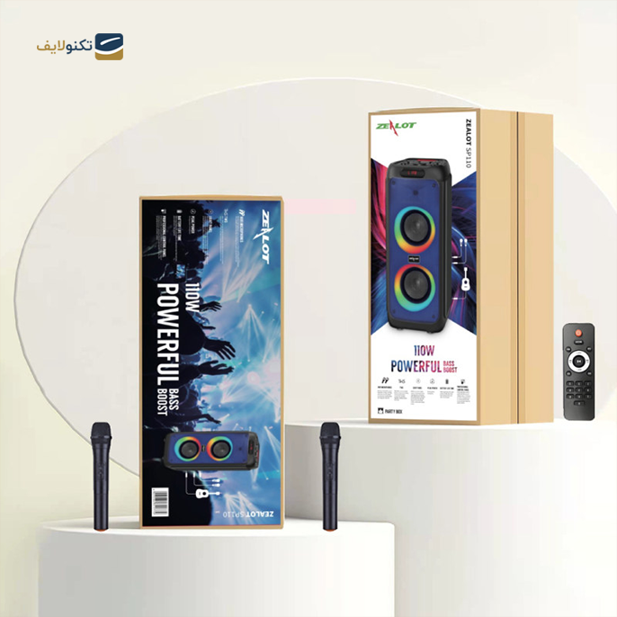 gallery- اسپیکر بلوتوثی خانگی زیلوت مدل SP110-gallery-2-TLP-6275_faadbb27-f557-4f24-80b4-c1df41fe4790.png