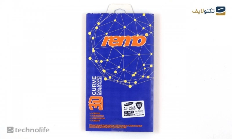 محافظ شیشه‌ای (گلس) remo فول چسب 3D گوشی سامسونگ Galaxy A9 2018 