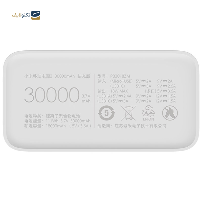 gallery-پاوربانک شیائومی مدل PB3018ZM ظرفیت 30000 میلی آمپر-gallery-2-TLP-8178_41f2d738-ed9e-4962-afa2-d2e06dcfc8fe.png gallery-پاوربانک شیائومی مدل PB3018ZM ظرفیت 30000 میلی آمپر-gallery-2-TLP-8178_41f2d738-ed9e-4962-afa2-d2e06dcfc8fe.png