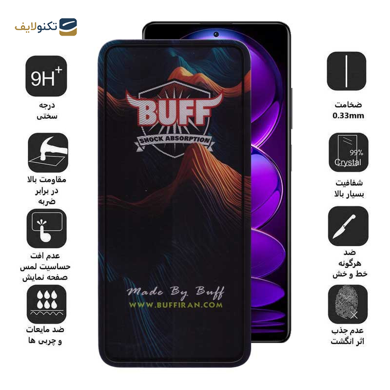 محافظ صفحه نمایش بوف مدل Mountain-G مناسب برای گوشی موبایل شیائومی Redmi Note 12 Explorer / Note 12 Discovery محافظ صفحه نمایش بوف مدل Mountain-G مناسب برای گوشی موبایل شیائومی Redmi Note 12 Explorer / Note 12 Discovery