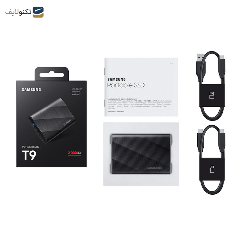 حافظه SSD اکسترنال سامسونگ مدل Portable SSD T9 ظرفیت 2 ترابایت حافظه SSD اکسترنال سامسونگ مدل Portable SSD T9 ظرفیت 2 ترابایت