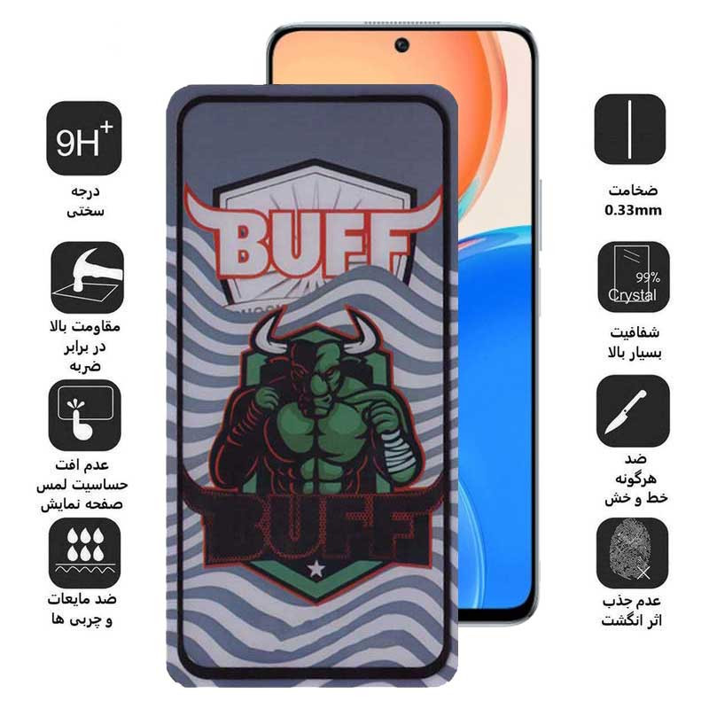 محافظ صفحه نمایش بوف مدل Super Power-G مناسب برای گوشی موبایل آنر X8 4G / 90 Lite 5G محافظ صفحه نمایش بوف مدل Super Power-G مناسب برای گوشی موبایل آنر X8 4G / 90 Lite 5G
