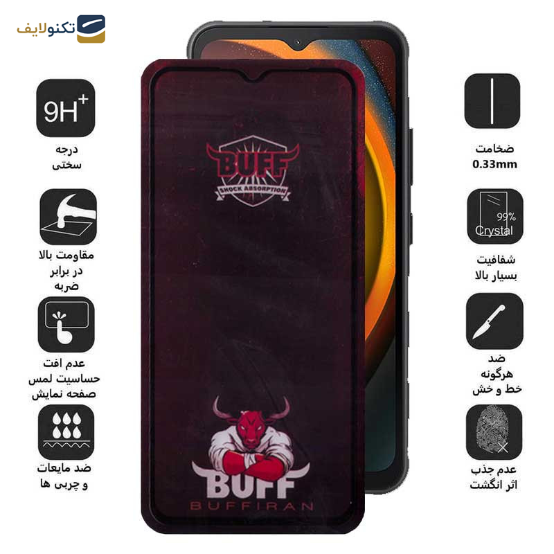 محافظ صفحه نمایش بوف مدل Muscle-Bull مناسب برای گوشی موبایل سامسونگ Galaxy Xcover7 / A14 4G/5G محافظ صفحه نمایش بوف مدل Muscle-Bull مناسب برای گوشی موبایل سامسونگ Galaxy Xcover7 / A14 4G/5G