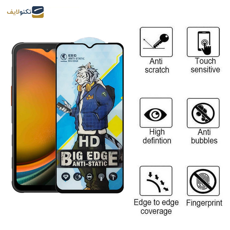 محافظ صفحه نمایش اپیکوی مدل Tiger-Big Edge مناسب برای گوشی موبایل سامسونگ Galaxy A14 4G/5G /Xcover7 محافظ صفحه نمایش اپیکوی مدل Tiger-Big Edge مناسب برای گوشی موبایل سامسونگ Galaxy A14 4G/5G /Xcover7