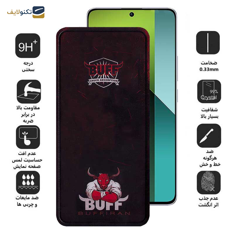 محافظ صفحه نمایش بوف مدل Muscle-Bull-G مناسب برای گوشی موبایل شیائومی Redmi Note 13 4G / 5G / Note 13 Pro 4G / 5G / Note 13R Pro محافظ صفحه نمایش بوف مدل Muscle-Bull-G مناسب برای گوشی موبایل شیائومی Redmi Note 13 4G / 5G / Note 13 Pro 4G / 5G / Note 13R Pro