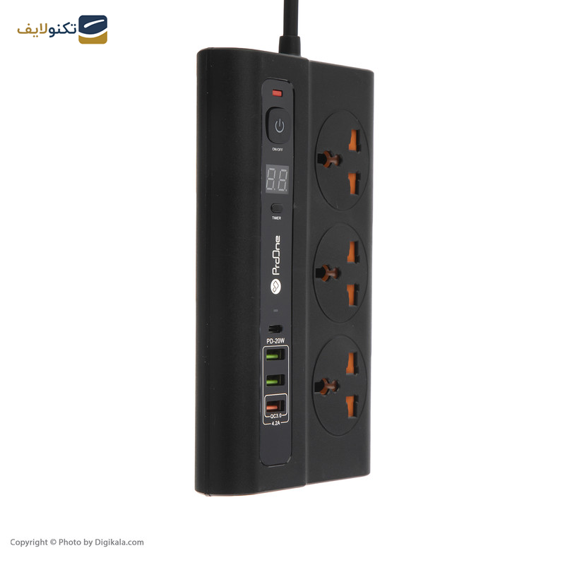 چندراهی برق و محافظ ولتاژ پرووان مدل PSP11PD چندراهی برق و محافظ ولتاژ پرووان مدل PSP11PD