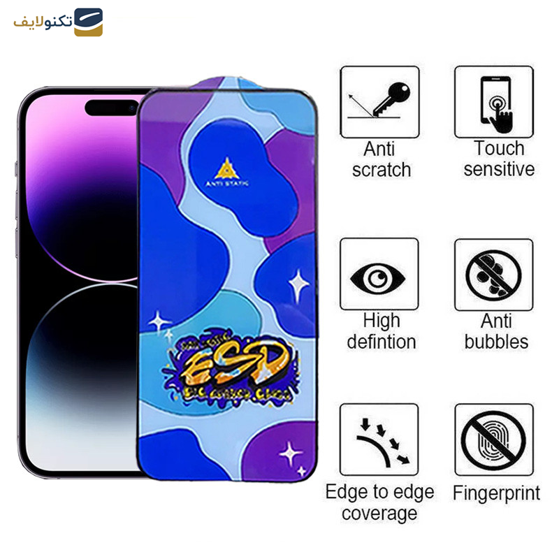 محافظ صفحه نمایش اپیکوی مدل Star ESD مناسب برای گوشی موبایل اپل iPhone 14 Pro محافظ صفحه نمایش اپیکوی مدل Star ESD مناسب برای گوشی موبایل اپل iPhone 14 Pro