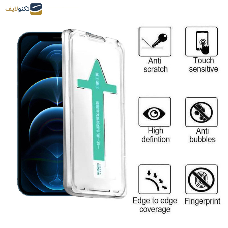 محافظ صفحه نمایش اپیکوی مدل Xundd Axe Easy install مناسب برای گوشی موبایل اپل iPhone 12 Pro/12 محافظ صفحه نمایش اپیکوی مدل Xundd Axe Easy install مناسب برای گوشی موبایل اپل iPhone 12 Pro/12