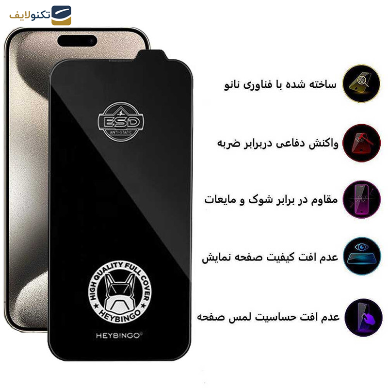 محافظ صفحه نمایش حریم شخصی اپیکوی مدل Robot ESD Privacy مناسب برای گوشی موبایل اپل iPhone 15 Pro Max محافظ صفحه نمایش حریم شخصی اپیکوی مدل Robot ESD Privacy مناسب برای گوشی موبایل اپل iPhone 15 Pro Max