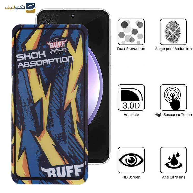 محافظ صفحه نمایش بوف مدل Shock-Shock-G مناسب برای گوشی موبایل سامسونگ Galaxy S23 FE / A54 محافظ صفحه نمایش بوف مدل Shock-Shock-G مناسب برای گوشی موبایل سامسونگ Galaxy S23 FE / A54