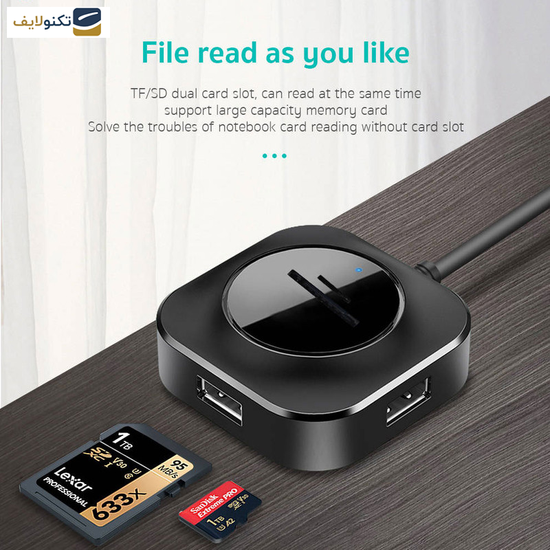 هاب 5 پورت USB-C کوتتسی مدل 83010 هاب 5 پورت USB-C کوتتسی مدل 83010