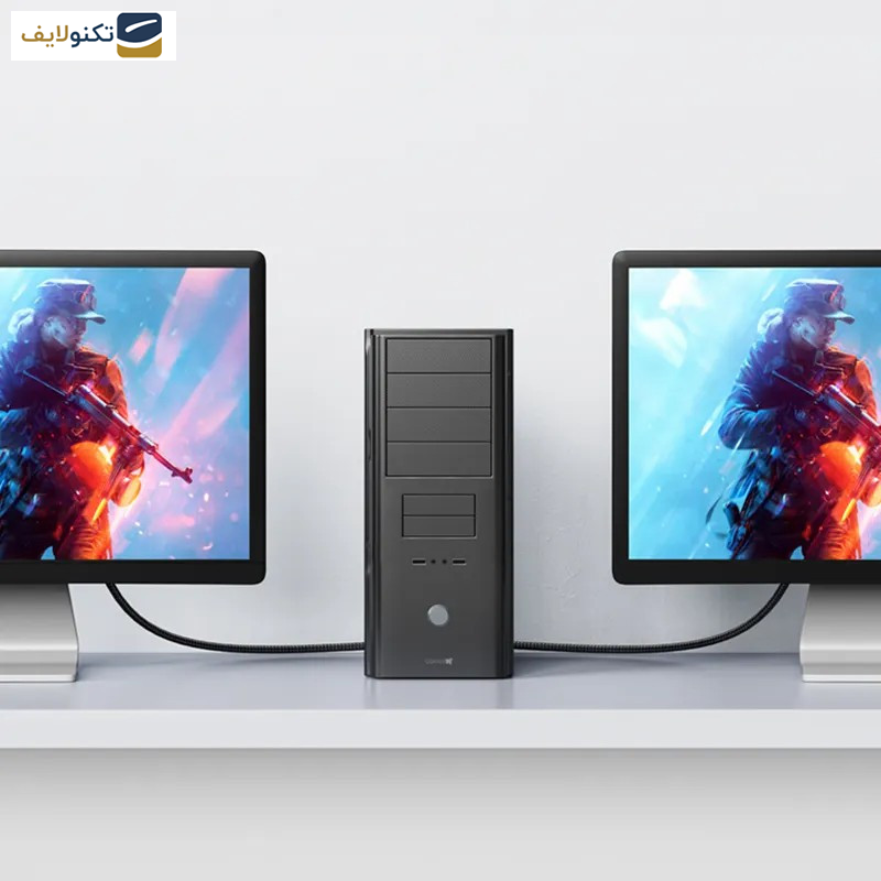 کابل Display Port یوسمز کد US-SJ532 8K طول 2 متر کابل Display Port یوسمز کد US-SJ532 8K طول 2 متر