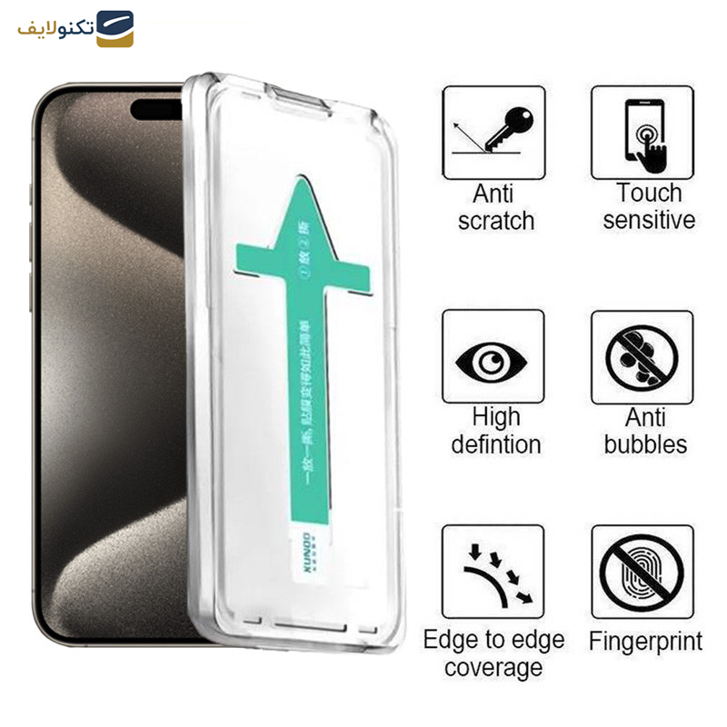 محافظ صفحه نمایش اپیکوی مدل Xundd Axe Easy install مناسب برای گوشی موبایل اپل iPhone 15 Pro Max محافظ صفحه نمایش اپیکوی مدل Xundd Axe Easy install مناسب برای گوشی موبایل اپل iPhone 15 Pro Max
