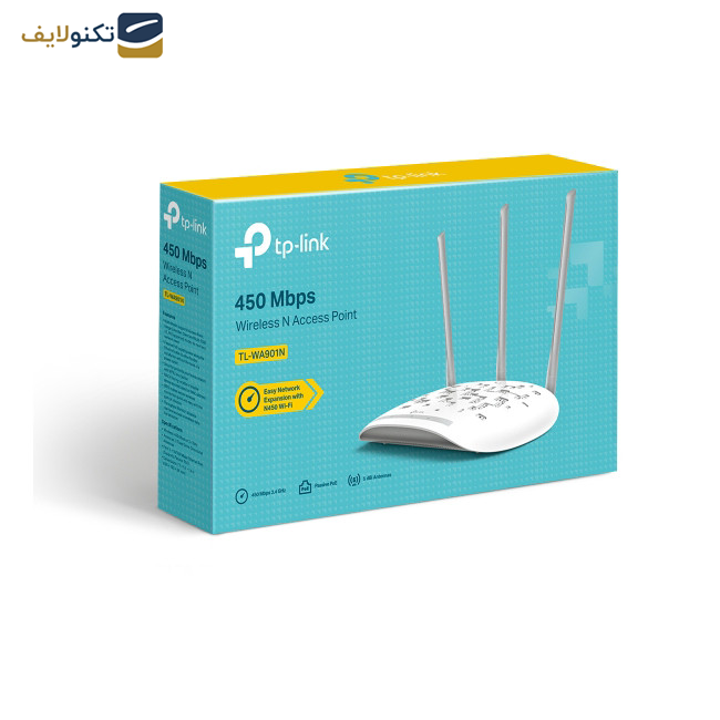 اکسس پوینت بیسیم N450 تی پی-لینک مدل TL-WA901N اکسس پوینت بیسیم N450 تی پی-لینک مدل TL-WA901N