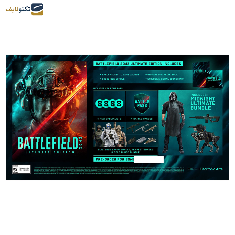 بازی Battlefield 2042 مخصوص PS4 بازی Battlefield 2042 مخصوص PS4
