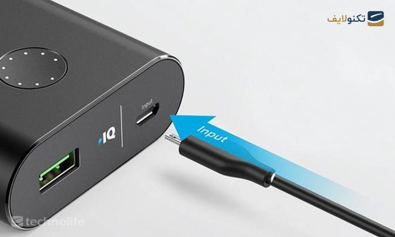 پاوربانک انکر مدل A1311 PowerCore Plus با ظرفیت 10050 میلی آمپر ساعت
