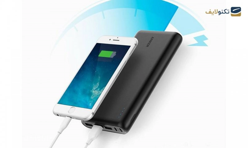 پاوربانک انکر مدل A1277 PowerCore با ظرفیت 26800 میلی آمپر ساعت