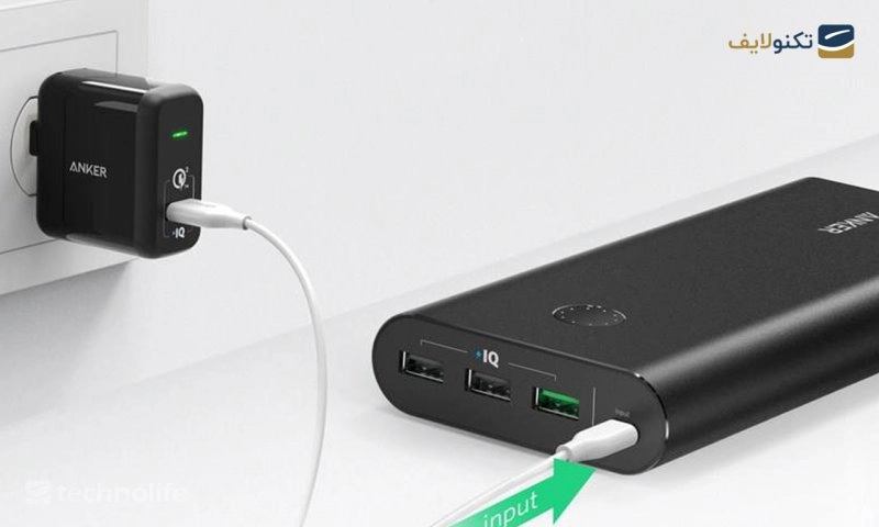 پاوربانک انکر مدل A1374 PowerCore Plus با ظرفیت 26800 میلی آمپر ساعت