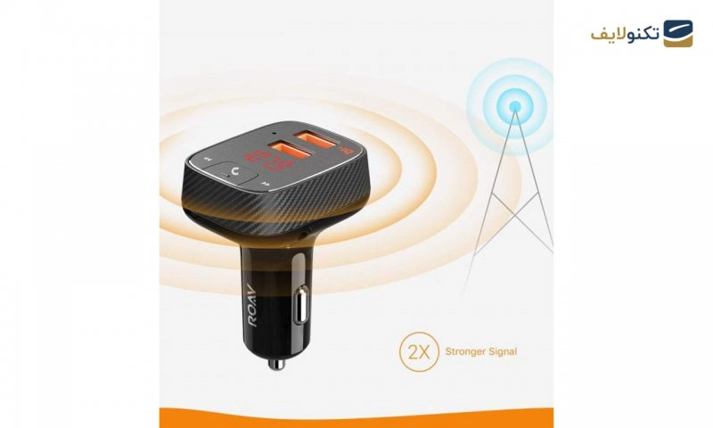 شارژر فندکی انکر مدل Roav SmartCharge F2 Bluetooth