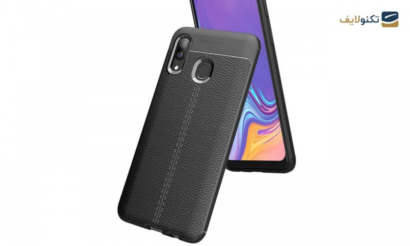 قاب ژله ای طرح چرم مدل Auto Focus مناسب برای گوشی سامسونگ Galaxy A30 