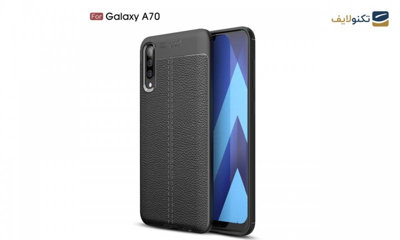 قاب ژله ای طرح چرم مدل Auto Focus مناسب برای گوشی سامسونگ Galaxy A70 