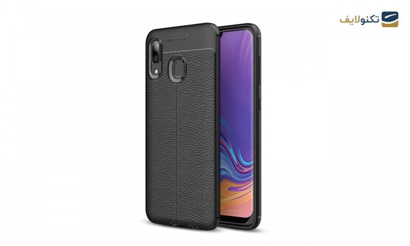 قاب ژله ای طرح چرم مدل Auto Focus مناسب برای گوشی سامسونگ Galaxy A40 