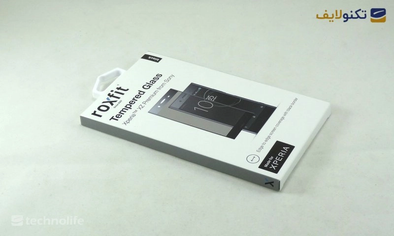 گلس لبه تا لبه Roxfit مدل TMP2172C مناسب برای Xperia XZ Premium گلس لبه تا لبه Roxfit مدل TMP2172C مناسب برای Xperia XZ Premium