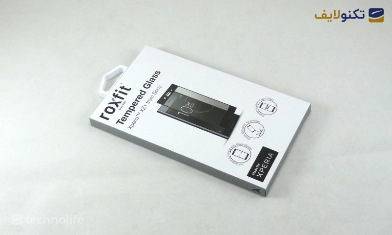گلس لبه تا لبه Roxfit مدل TMP2175C مناسب برای گوشی Xperia XZ1 